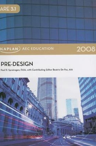 Cover of Pre-design