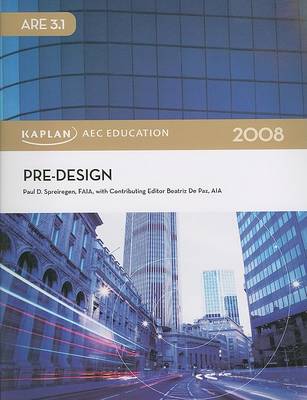 Book cover for Pre-design