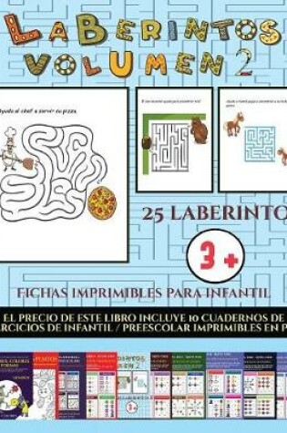 Cover of Fichas imprimibles para infantil (Laberintos - Volumen 2)
