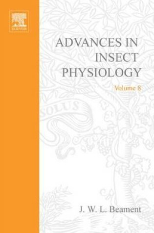 Cover of Advances in Insect Physiology Vol 8 APL