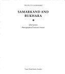 Book cover for Samarkand and Bukhara