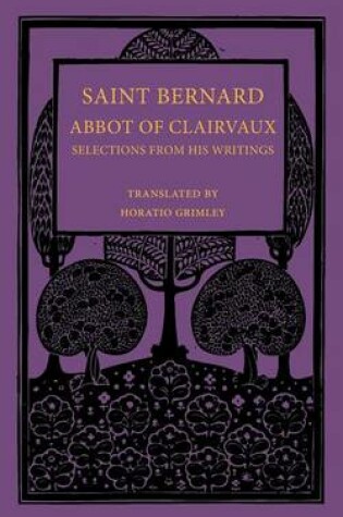 Cover of Saint Bernard Abbot of Clairvaux