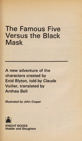Cover of The Famous Five Versus the Black Mask