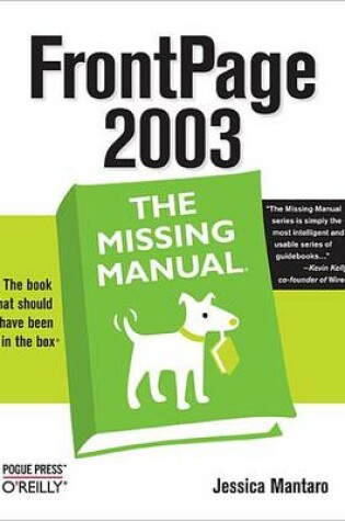 Cover of FrontPage 2003: The Missing Manual