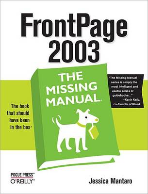 Cover of FrontPage 2003: The Missing Manual