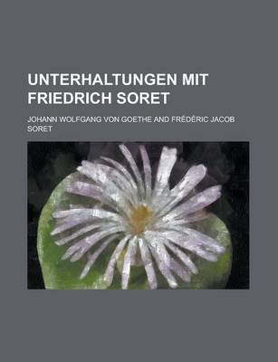 Book cover for Unterhaltungen Mit Friedrich Soret