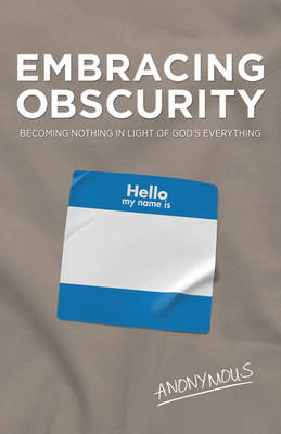 Book cover for Embracing Obscurity