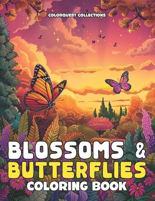 Book cover for Blossoms & Butterflies Coloring Book