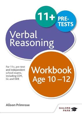 Book cover for Verbal Reasoning Workbook Age 10-12