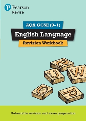 Book cover for Pearson REVISE AQA GCSE English Language Revision Workbook - for 2025 and 2026 exams