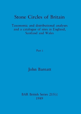 Cover of Stone Circles of Britain, Part i