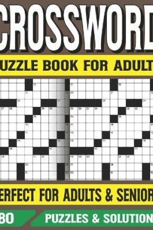 Cover of Crossword Puzzle Book For Adults