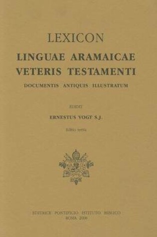 Cover of Lexicon Linguae Aramaicae Veteris Testamenti Documentis Antiquis Illustratum