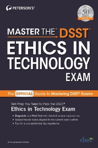 Cover of Master the DSST Ethics in Technology Exam