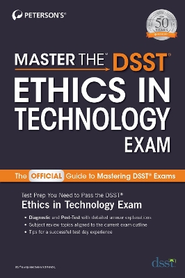 Book cover for Master the DSST Ethics in Technology Exam