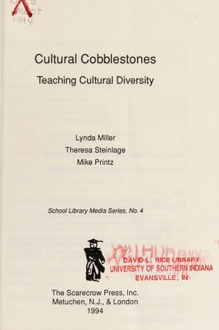 Cover of Cultural Cobblestones