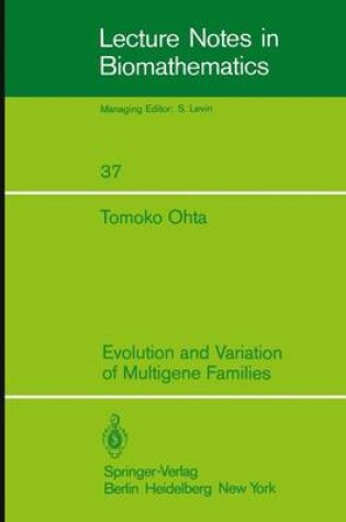 Cover of Evolution and Variation of Multigene Families