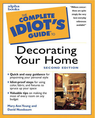 Book cover for Complete Idiot's Guide to Decorating Your Home, Second Edition