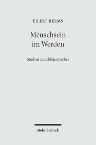 Cover of Menschsein im Werden