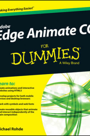 Cover of Adobe Edge Animate CC For Dummies