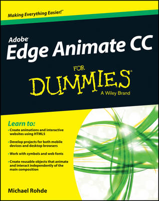 Book cover for Adobe Edge Animate CC For Dummies