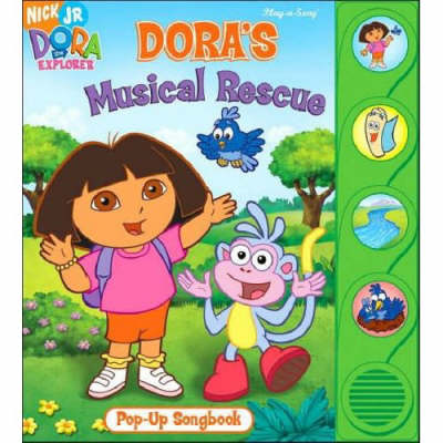 Book cover for Dora's Musical Rescue Little Pop-up Songbook