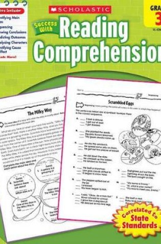 Cover of Scholastic Success with Reading Comprehension: Grade 3 Workbook