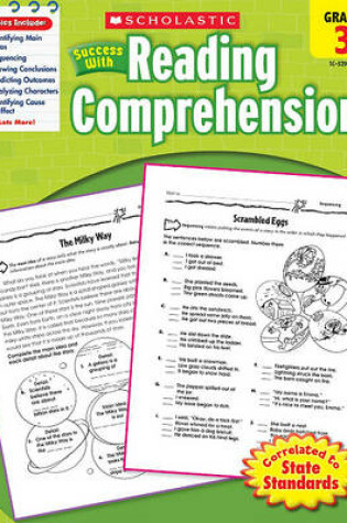 Cover of Scholastic Success with Reading Comprehension: Grade 3 Workbook