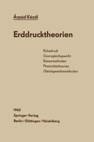 Cover of Erddrucktheorien