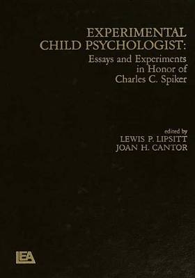 Cover of Experimental Child Psychologist: Essays and Experiments in Honor of Charles C. Spiker