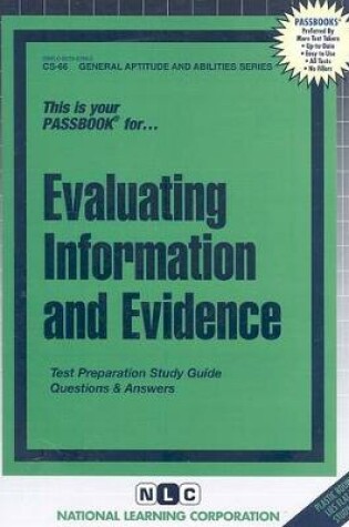 Cover of Evaluating Information and Evidence