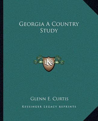 Book cover for Georgia a Country Study