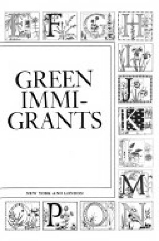 Cover of Green Immigrants