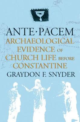 Book cover for Ante Pacem