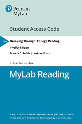 Book cover for MyLab Reading with Pearson eText -- Access Card -- for Breaking Through