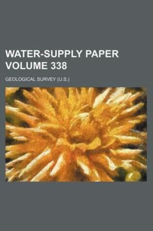 Cover of Water-Supply Paper Volume 338