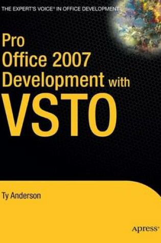 Cover of Pro Office 2007 Development with VSTO