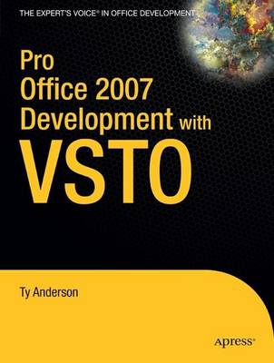 Book cover for Pro Office 2007 Development with VSTO