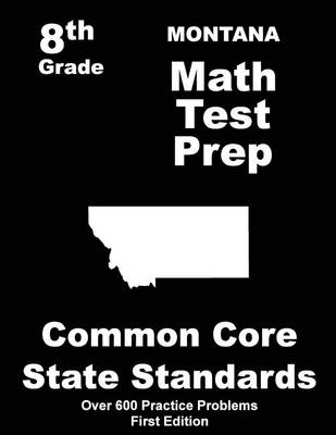 Book cover for Montana 8th Grade Math Test Prep