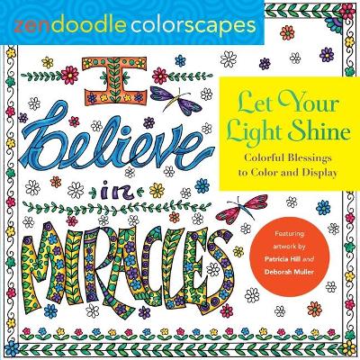 Book cover for Zendoodle Colorscapes: Let Your Light Shine