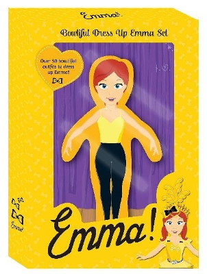 Cover of The Wiggles Emma! Fancy Dress-Up Book Premium Paper Doll Set