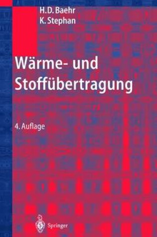 Cover of Wdrme- Und Stoff]bertragung