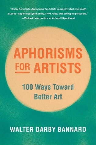 Cover of Aphorisms for Artists