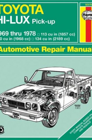 Cover of Toyota Hi-lux and Hi-ace Owner's Workshop Manual