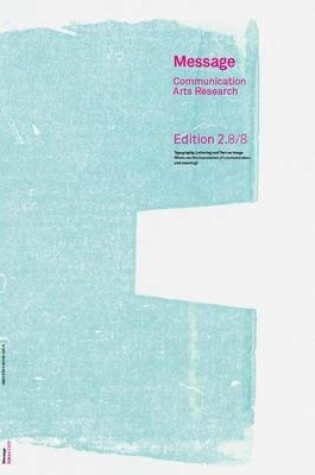 Cover of Message Communication Arts Research