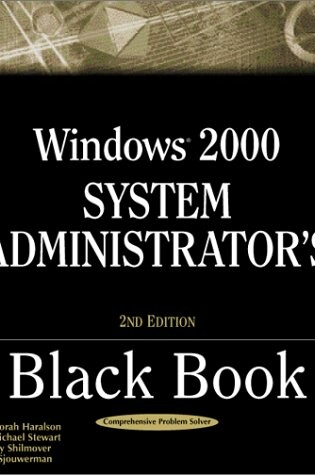Cover of Windows 2000 System Administrator's Black Book