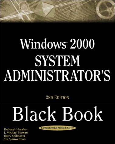 Book cover for Windows 2000 System Administrator's Black Book