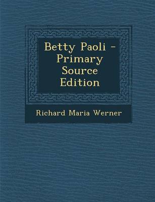 Book cover for Betty Paoli - Primary Source Edition