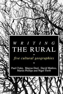 Book cover for Writing the Rural