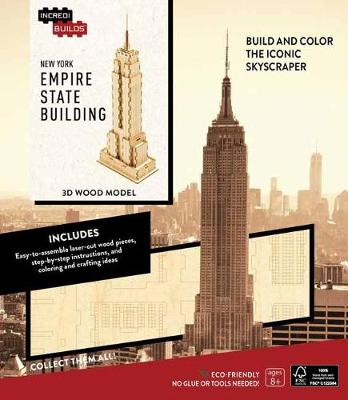 Book cover for IncrediBuilds: New York: Empire State Building 3D Wood Model